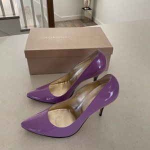 Georgina Goodman Purple Slip-Ons